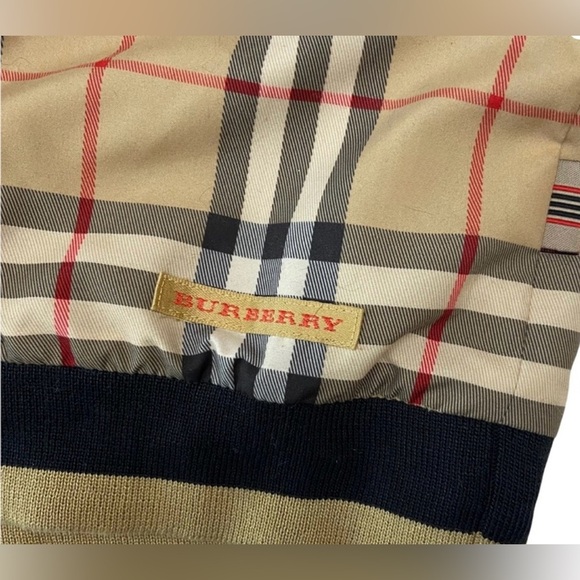 LIKE NEW! Burberry London Nova Check Plaid Reversible Golf Vest Jacket Mens S - Picture 3 of 7